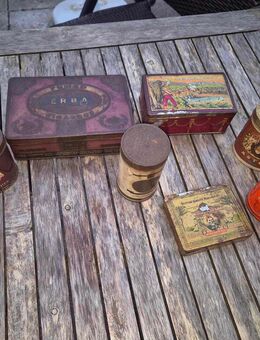 Blechdosen z.T.sehr alt, antik zusammen 30 Euro - Bad Breisig