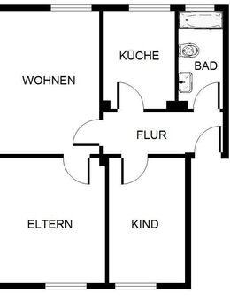 Demnächst frei! 3-Zimmer-Wohnung in Herne Unser Fritz - Herne