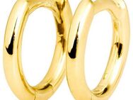 JOBO Paar Creolen, 585 Gold 10 mm