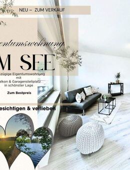 **Reserviert **Traumhafte Eigentumswohnung direkt am Saltendorfer Naturbad -zum TOP Preis ! - Teublitz