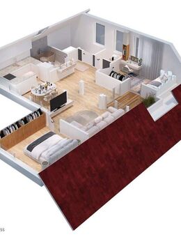 Ihr neues Zuhause oder clevere Kapitalanlage: Attraktive Dachgeschoss-Wohnung in Backnang - Backnang