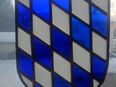 Fensterbild Bayern Wappen in 82538