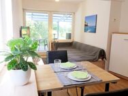 1-Zimmerwohnung mit eigenem Eingang, Küchenzeile, separates Badezimmer mit DU/WC, TV, Terrasse, Internet und Telefon - Aichwald