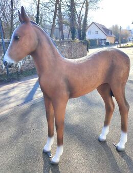 Dekofigur Fohlen Pferd Gartendeko - Hergisdorf