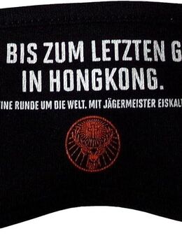 Jägermeister - War bis zum letzten Gong in HongKong - Schlafmaske - Doberschütz