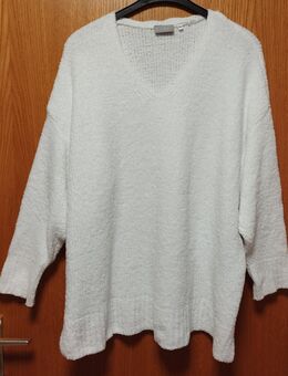 Damen Chenille Pullover weiß Langarm Gr. 44 / XXL nur 2x getragen - Kerken