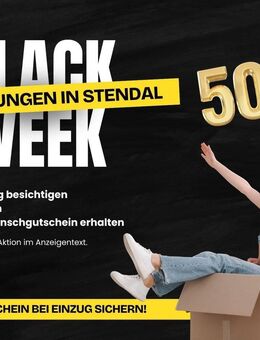 Helle 3-Zimmer-Wohnung mit Balkon in Stendal - Stendal (Hansestadt)