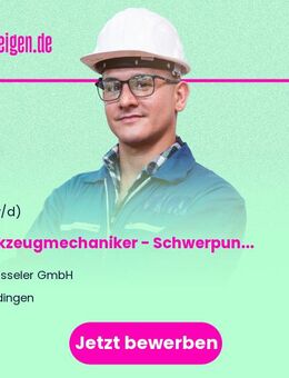 Werkzeugmechaniker - Schwerpunkt Senkerodieren und Drahtschneiden (m/w/d) - Aldingen