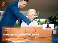 Mitarbeiter*in Administration Teilzeit - Rösrath