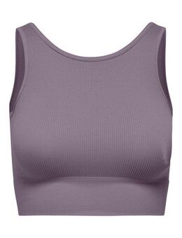 ONLY Play Trainingstop ONPJAIA LIFE UN SL SEAM SHORT TOP NOOS Cropped Fit, in feiner Rippstruktur
