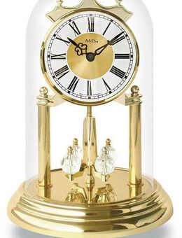 AMS Jahresuhr J1202 Tischuhr, Quarzuhr, Wohnzimmer, Esszimmer, Made in Germany