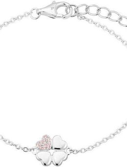 s.Oliver Junior Armband Kleeblatt, mit Zirkonia (synth)
