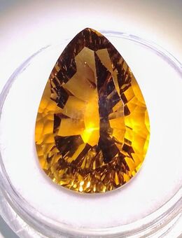 Citrin natürlicher Edelstein 14, 43 ct - Schweinfurt