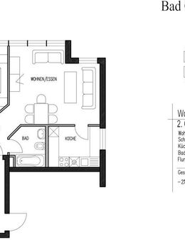 2 Zi Wohnung mit Aufzug Barrierefrei - Stuttgart