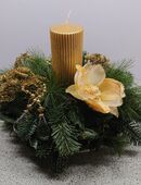 Adventsgesteck aus Kunstnadeln Advent Vintage Retro Weihnachten in 52525