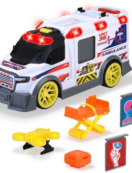 Dickie Toys Spielzeug-Krankenwagen Ambulance, mit Licht & Sound