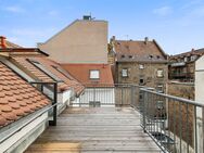 Einzigartig! Dachgeschosswohnung im Loft-Stil mit Dachterrasse in der Innenstadt - Karlsruhe