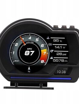 OBD2 GPS-HEAD-UP-DISPLAY mobiles Tacho inkl. OBD Kabel Nachrüstung- Set - Wuppertal