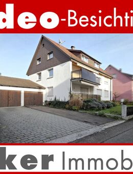 3 Fam.-Haus mit Doppelgarage, Werkstättle und Garten - Ostfildern