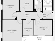 3 ZKB kernsanierte Wohnung in Bad Berleburg - Aue zu vermieten. - Bad Berleburg