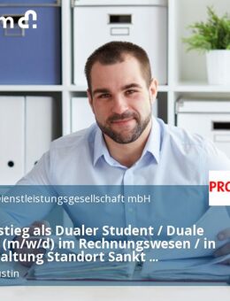 Berufseinstieg als Dualer Student / Duale Studentin (m/w/d) im Rechnungswesen / in der Buchhaltung Standort Sankt Augustin bei Bonn - Sankt Augustin