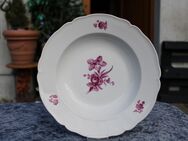 Tiefer Teller KPM / Magenta / Blume / 1823 - 1832 / alt / Top / 1. Wahl / Lila - Zeuthen