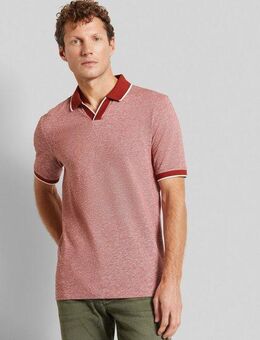 bugatti Poloshirt mit Kontraststreifen