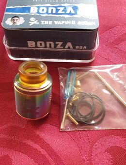 Vandy Vape Bonza RDA 1x gebraucht, Top Zustand! (FP. 20€) !!JETZT REDUZIERT = FP. 15€ !! RDA =Für Akkuträger Mod Box, , Vape . !! AUS MEINER PRIVATER SAMMLUNGSVERKLEINERUNG🫣🙃 !! - Bühl