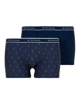 TOM TAILOR Boxershorts Kentucky (Packung, 2er Pack) weich, bequem, basic, eng, atmungsaktiv, Logobund, Baumwollmix