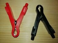 Krokodilklemmen Polklemmen Batterie Rot/Schwarz groß 2 Stück neu - Hamburg Wandsbek