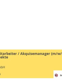 Vertriebsmitarbeiter / Akquisemanager (m/w/d) für Bauprojekte - München