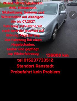Golf 4.tüv bis 07.2027 sehr gute Ausstattung - Ranstadt