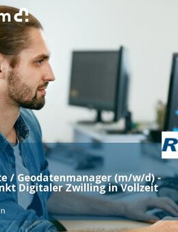 GIS-Experte / Geodatenmanager (m/w/d) - Schwerpunkt Digitaler Zwilling in Vollzeit / Teilzeit - Memmingen