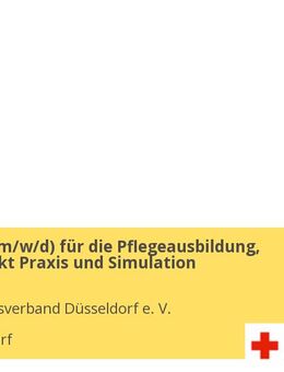 Lehrkraft (m/w/d) für die Pflegeausbildung, Schwerpunkt Praxis und Simulation - Düsseldorf