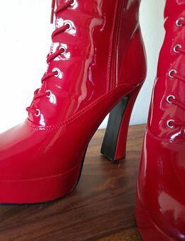 Plateaustiefel mit Blockabsatz Gr. 43 - Gelsenkirchen