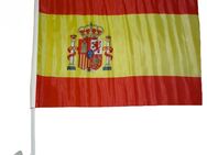 Autoflagge Spanien 30 x 40 cm Auto Flagge Fahne Autofahne Fenster - Schwalmstadt Zentrum