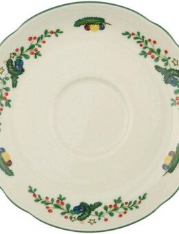 Seltmann Weiden Untertasse Marieluise Weihnachten, (1 St), Teeuntertasse 13 cm