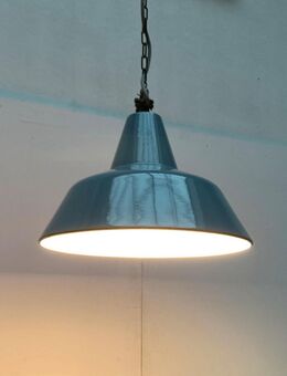 Emaille Pendant Lamp Werkstattleuchte zu Mid Century 50er 60er - Hamburg Hamburg-Nord