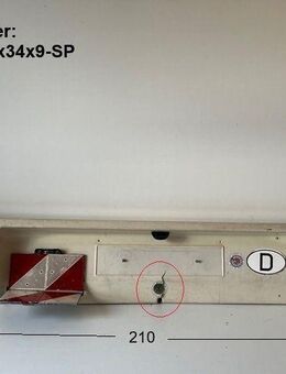 Fendt Heckleuchtenträger ca 210 x 34 x 9, gebraucht, beige, zB 535 favorit, Sonderpreis Riss - Schotten Zentrum