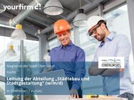 Leitung der Abteilung „Städtebau und Stadtgestaltung“ (w/m/d) - Oberursel (Taunus)