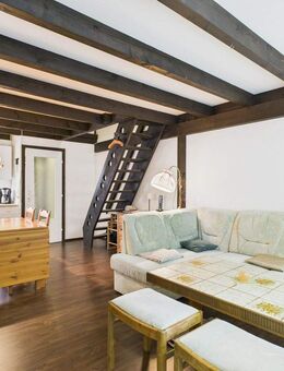 Maisonettewohnung mit großem Garten, zwei Südbalkonen und Panoramablick - Siegsdorf
