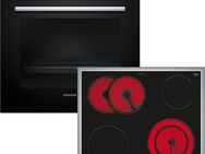 SIEMENS Elektro-Herd-Set PQ521KB11, mit Backwagen, Backwagen mit ausziehbarer Tür für bequemes Kochen & Backen