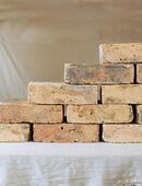 Antike Ziegel Klinker Mediterran Mauerstein rustikal wasserstrich Feldbrand um 1880 Ruine Mauer Garten Gestaltung in 06198