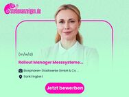 Rollout Manager Messsysteme (m/w/d) - Sankt Ingbert