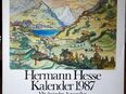Wunderschöner, großer Hermann Hesse Wand Kalender von 1987 in 57572