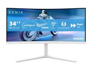 Philips 34M2C5501A Curved-Gaming-LED-Monitor (86,4 cm/34 ", 3440 x 1440 px, WQHD, 0,5 ms Reaktionszeit, 180 Hz, VA LCD, Höhe, Drehung, Neigung)