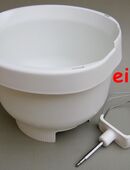 Bosch Kunststoff Rührschüssel MUZ4KR & Rührbesen für MUM4 Küchenmaschine in 64372