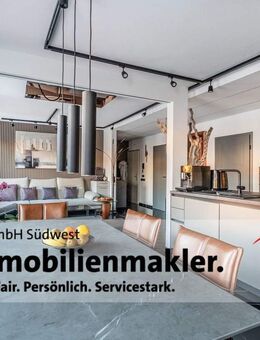 Design trifft Qualität: Hochwertig sanierte 4-Zimmer-Wohnung mit 3 Stellplätzen - Singen (Hohentwiel)