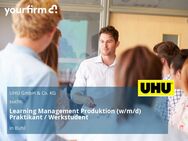 Learning Management Produktion (w/m/d) Praktikant / Werkstudent - Bühl