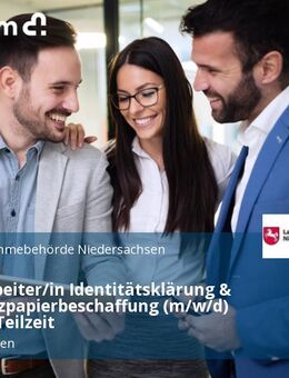 Sachbearbeiter/in Identitätsklärung & Passersatzpapierbeschaffung (m/w/d) Vollzeit / Teilzeit - Langenhagen